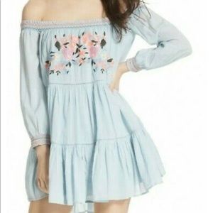 Free People Blue Dress